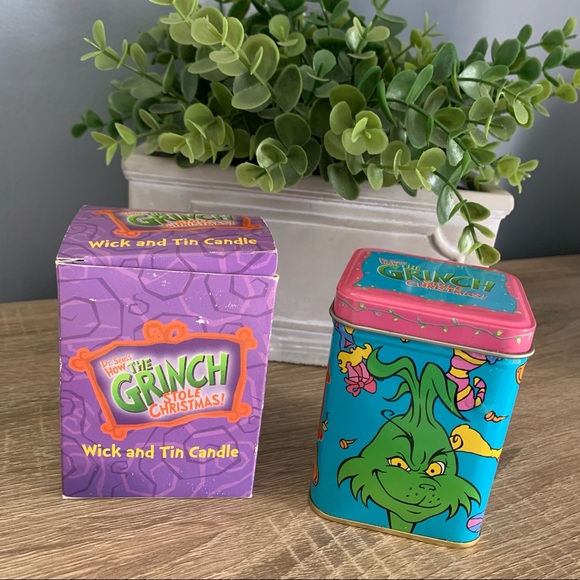 Vintage 2000 Universal Studios How the Grinch Stole Christmas Candle
